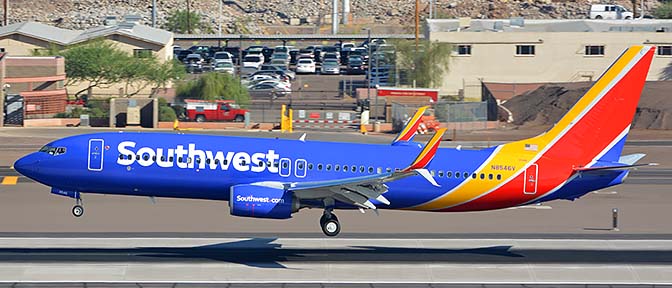 Southwest Boeing 737-800 N8546V, Phoenix Sky Harbor, October 6, 2017